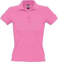 Рубашка поло женская PEOPLE 210, «розовая орхидея»