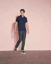 Рубашка поло мужская PRIME MEN 200 голубая