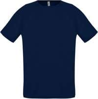 Футболка унисекс SPORTY 140, темно-синяя