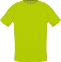 Футболка унисекс SPORTY 140, зеленый неон
