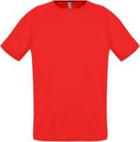 Футболка унисекс SPORTY 140, красная