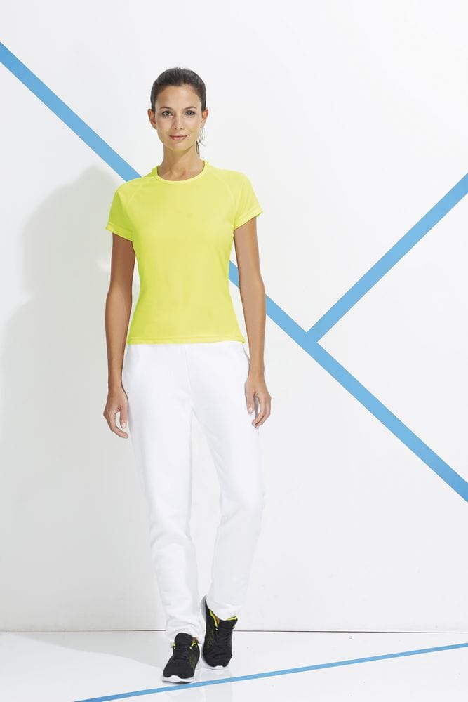 Футболка женская SPORTY WOMEN 140, желтый неон