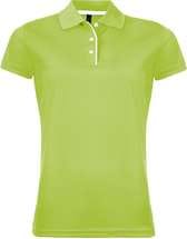 Рубашка поло женская PERFORMER WOMEN 180 зеленое яблоко