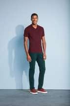 Футболка мужская с V-обр. вырезом VICTORY 150, красная