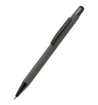 Ручка металлическая Story софт-тач, серая