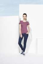 Футболка женская MIXED WOMEN голубой меланж