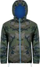 Ветровка SKATE, камуфляж с синим