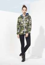 Ветровка SKATE, камуфляж с синим