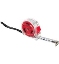 Рулетка Selvaksi, 5 м, красная