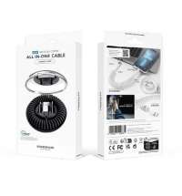 Кабель allroundo® eco 6 в 1 с быстрой зарядкой, 90 см