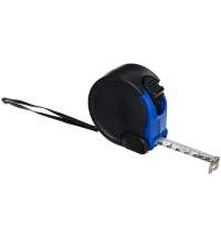 Рулетка Meter Plan, 5 м, черная с синим