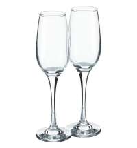 Набор из 2 бокалов для шампанского Amber