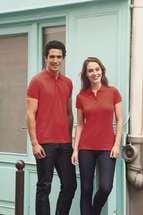 Рубашка поло мужская PERFECT MEN 180 оранжевая