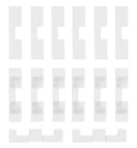 Головоломка Tickler, модель 1, белая