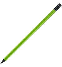 Карандаш простой Triangle Black с ластиком, зеленое яблоко