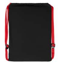 Рюкзак Nock, черный с красной стропой