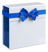 Коробка Gallant, M, белая с синим