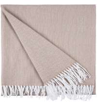 Плед «Гирвас», бежевый