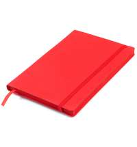 Ежедневник A5 недатированный Montero в мягком переплёте, красный-S