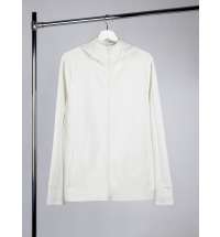 Куртка с капюшоном унисекс Begi, молочно-белая