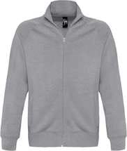 Толстовка мужская на молнии SUNDAE 280 серый меланж