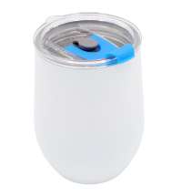 Термокружка с двойной стенкой Coffixx To Go, белая/синяя