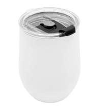 Термокружка с двойной стенкой Coffixx To Go, белая/чёрная