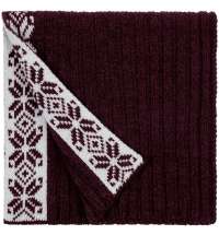 Шарф Eira, бордовый