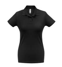 Рубашка поло женская ID.001 черная