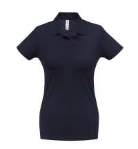 Рубашка поло женская ID.001 темно-синяя