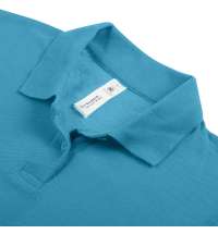 Рубашка поло женская ID.001 бирюзовая