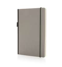Блокнот FSC® в твердом переплете с держателем для ручки, A5