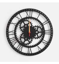 Часы «Ход времени», черные