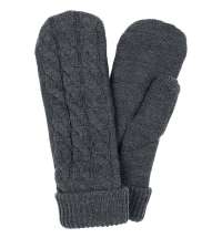 Варежки Heat Trick, темно-серый меланж