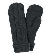 Варежки Heat Trick, черный меланж