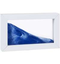 Песочная картина-антистресс Zenscape, белая с синим