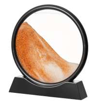 Песочная картина-антистресс Pleasantville, черная с оранжевым