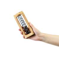 Термометр &laquo;Галилей&raquo; в деревянном корпусе, серый