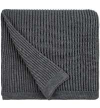 Плед Shirr, серый меланж