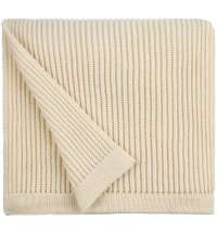 Плед Shirr, молочно-белый