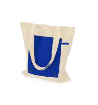 Складная хлопковая сумка для шопинга «Gross» с карманом, 180 г/м2