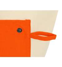 Складная хлопковая сумка для шопинга «Gross» с карманом, 180 г/м2