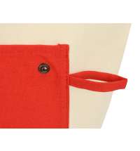 Складная хлопковая сумка для шопинга «Gross» с карманом, 180 г/м2