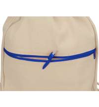 Рюкзак-мешок «Lark» хлопковый с цветной молнией