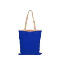 Сумка для шопинга «Twin» двухцветная из хлопка, 180 г/м2