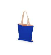 Сумка для шопинга &laquo;Twin&raquo; двухцветная из хлопка, 180 г/м2