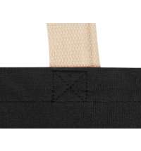 Сумка для шопинга «Steady» хлопковая с парусиновыми ручками, 260 г/м2