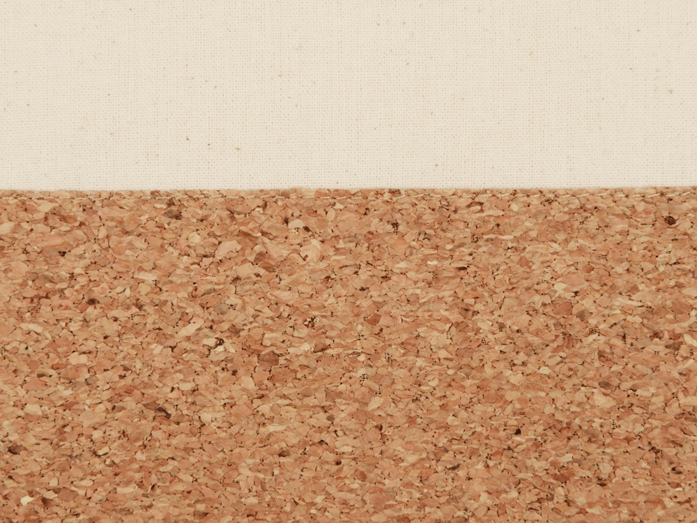 Сумка для шопинга &laquo;Corky&raquo; хлопковая со вставкой из пробки, 170 г/м2