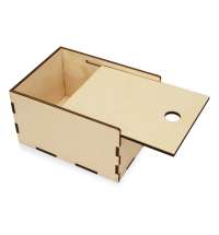 Деревянная подарочная коробка-пенал, М