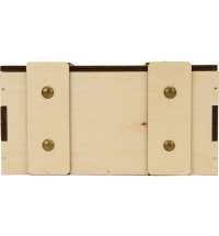 Деревянная подарочная коробка с крышкой «Ларчик»